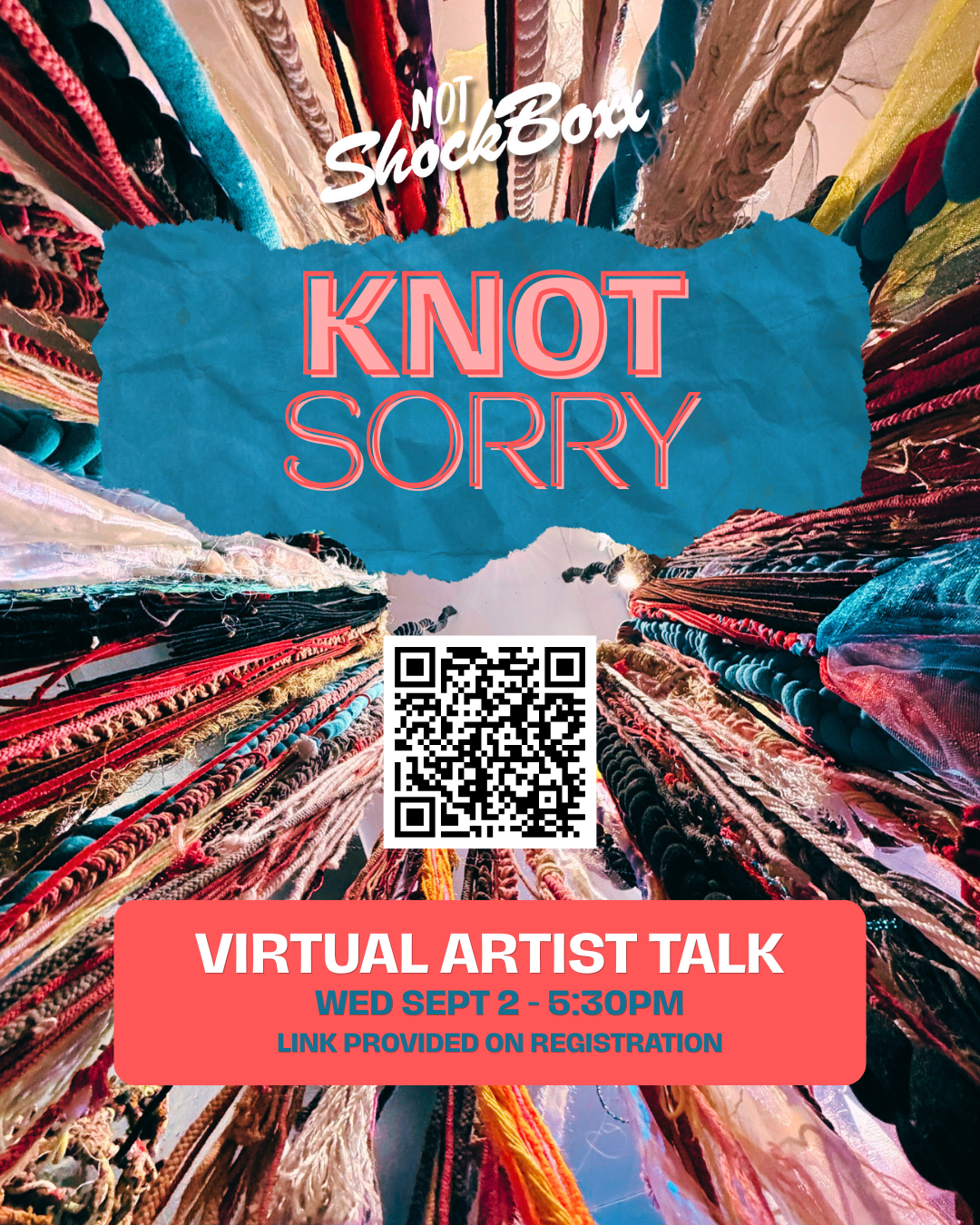 Poster for Artist Talk